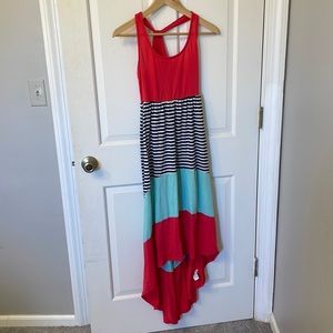 Women’s stripe color lock asymmetrical dress target mossimo